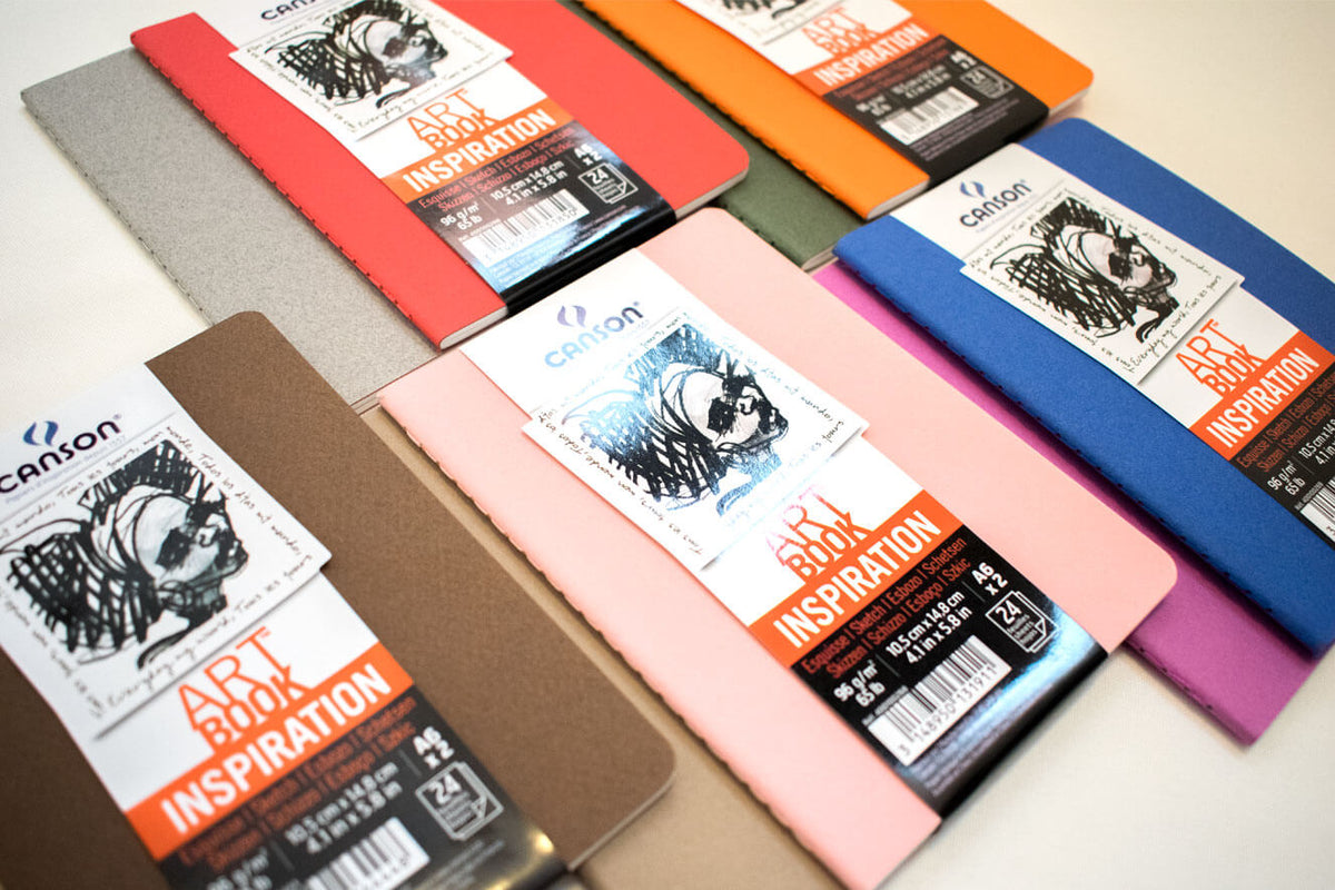 Skicen blok CANSON Art Book Inspiration 100 g/m² 24 lista A6 Orange