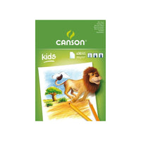 Skicovací blok CANSON Kids 90 g/m² – 30 listov, formati A5 – A4