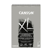 Skicovací blok CANSON XL Touch sivi 160 g/m² A4 – A3 - 40 listova