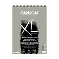 Skicovací blok CANSON XL Touch sivi 160 g/m² A4 – A3 - 40 listova