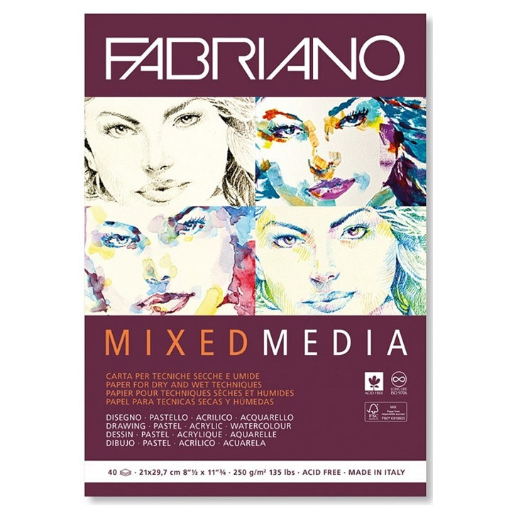 Skicovací blok FABRIANO Mixed Media — slika 2