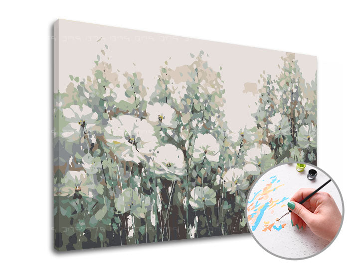 Slikanje brojevima LUCKY FLOWERS - srednje težine — slika 3