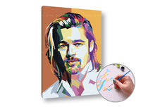 Slikanje po brojevima BRAD PITT - male težine — slika 1