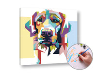 Slikanje po brojevima DOG LOVELY - male težine — slika 1