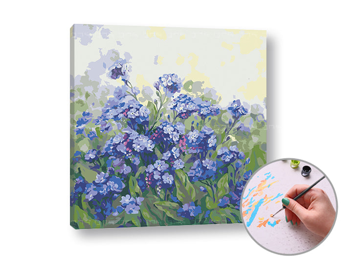 Slikanje po brojevima FIAL FLOWERS - visoka težina — slika 3