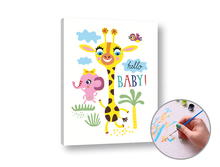 Slikanje po brojevima HELLO BABY - male težine — slika 1