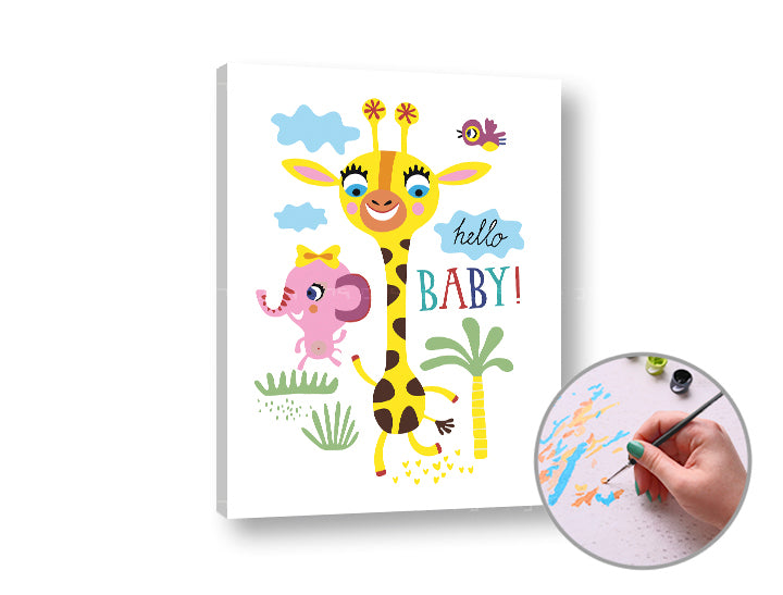 Slikanje po brojevima HELLO BABY - male težine — slika 2