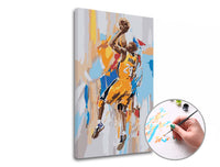 Slikanje po brojevima KOBE BRYANT 24 - mala težina – na ramu