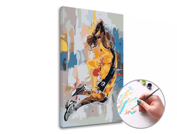 Slikanje po brojevima KOBE BRYANT MEMORY - mala težina – na ramu