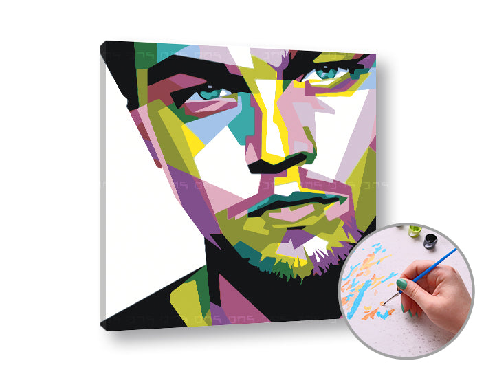Slikanje po brojevima LEONARDO DICAPRIO - mala težina — slika 3
