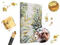 Set za slikanje po brojevima PREMIUM GOLD sa motivom bujne tropske prašume.