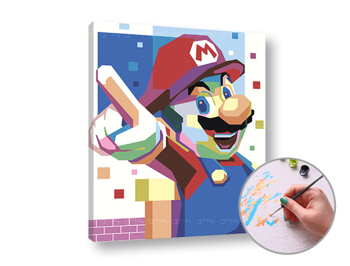 Slikanje po brojevima SUPER MARIO - male težine — slika 2
