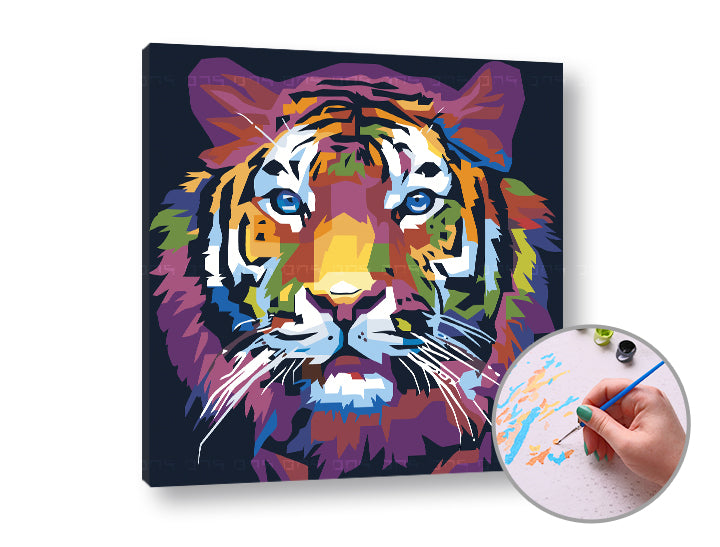 Slikanje po brojevima TIGER JUNGLE - niske težine — slika 1