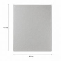 Slikarsko platno Phoenix na blind ramu, metalik srebrno, 40 x 50 cm