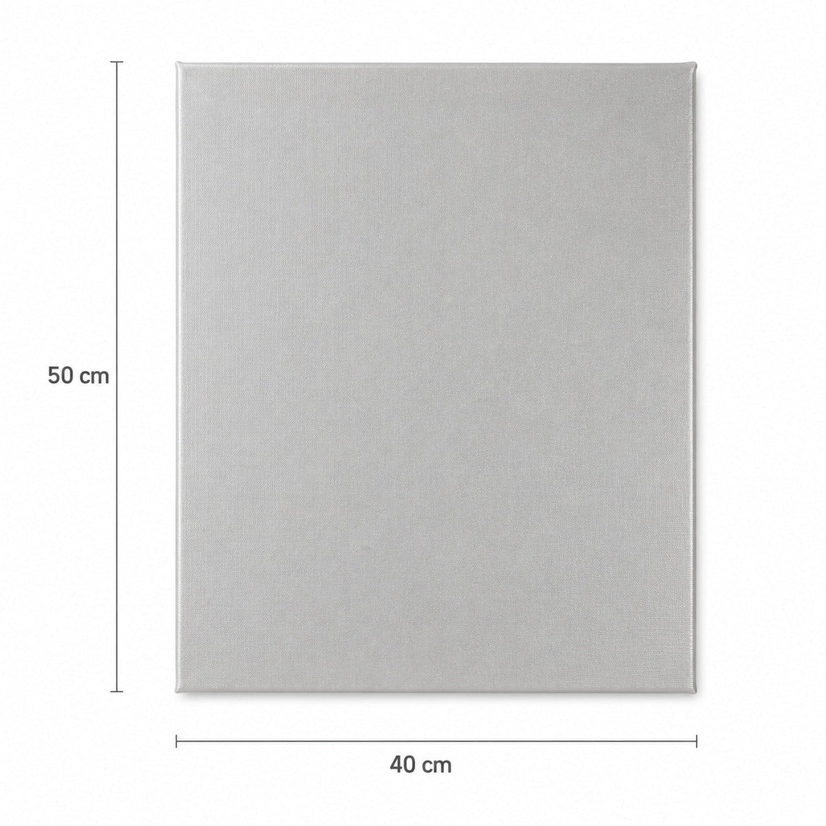 Slikarsko platno Phoenix na blind ramu, metalik srebrno, 40 x 50 cm