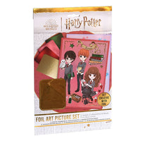 Kreativni set za izradu Harry Potter slika sa detaljima od zlatne folije.