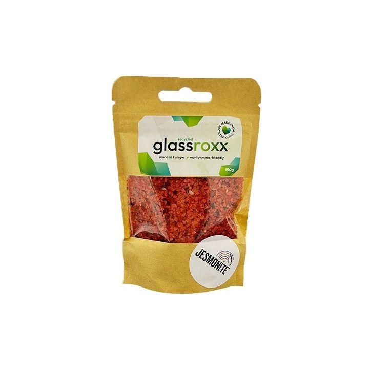 Zeleni stakleni granulat Glassroxx Jesmonite za dekoraciju predmeta