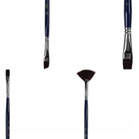 Štetci Phoenix od smeđeg najlona 6614S2 - set od 4 dijela