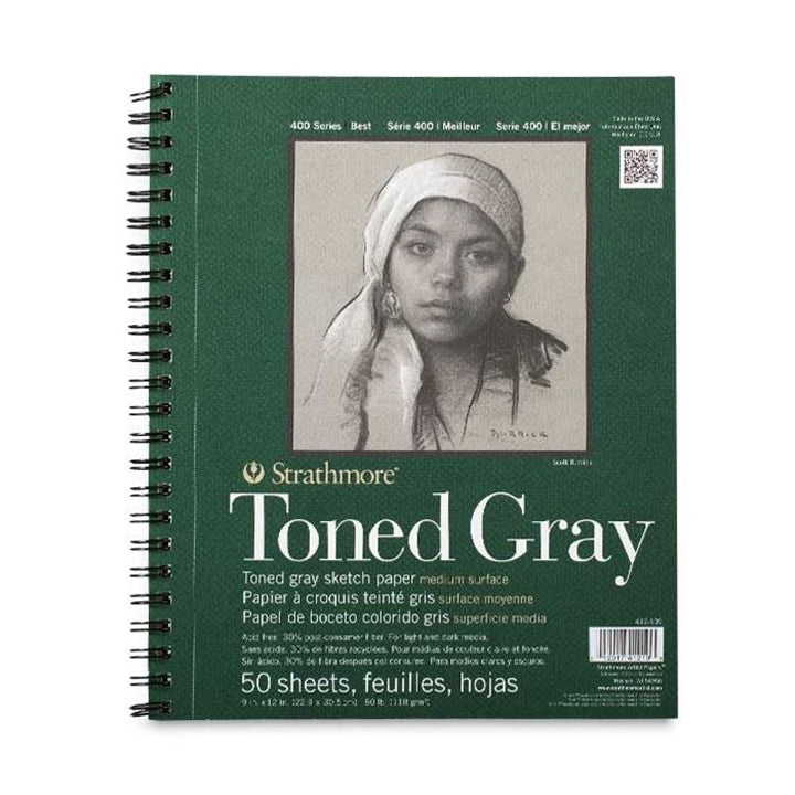 Strathmore tonirani papir za skiciranje sivi - izaberi dimenzije — slika 2