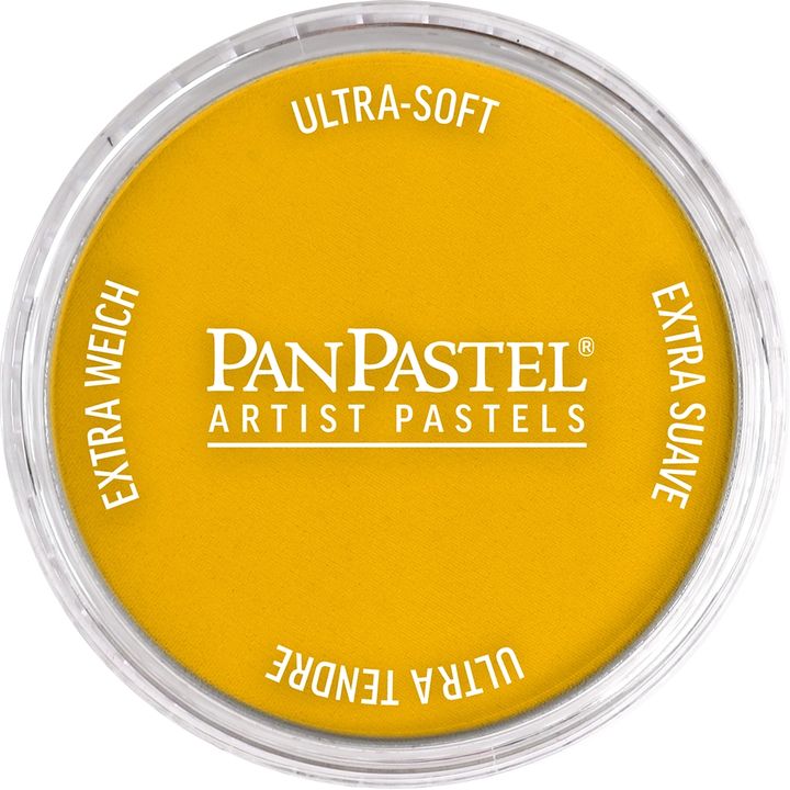 Suhi pastel PanPastel 9 ml, klasična crna nijansa visoke pokrivnosti.
