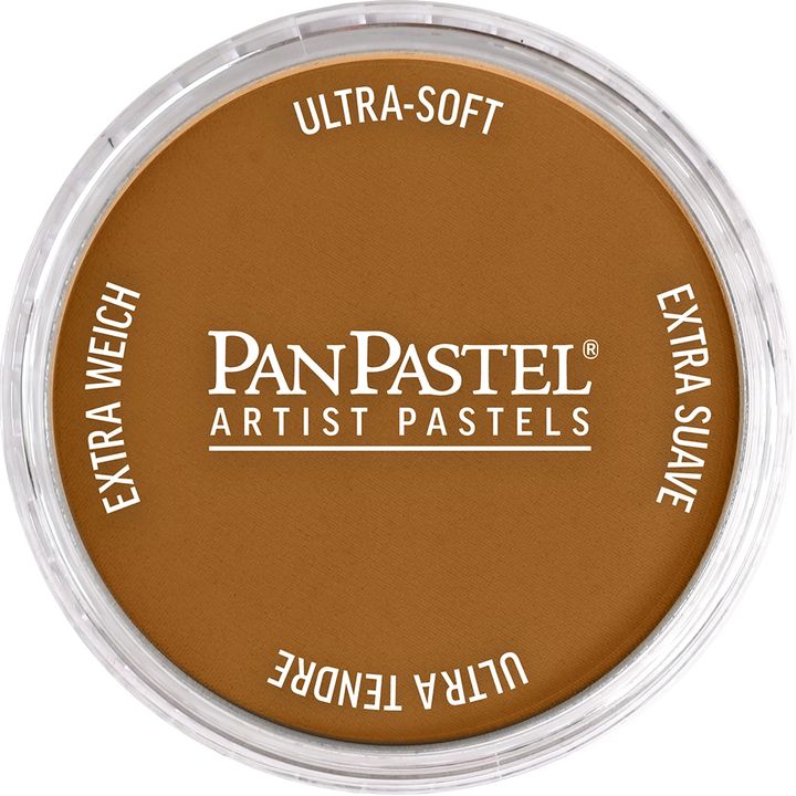 Suhi pastel PanPastel 9 ml, zlatna metalik nijansa za posebne efekte.