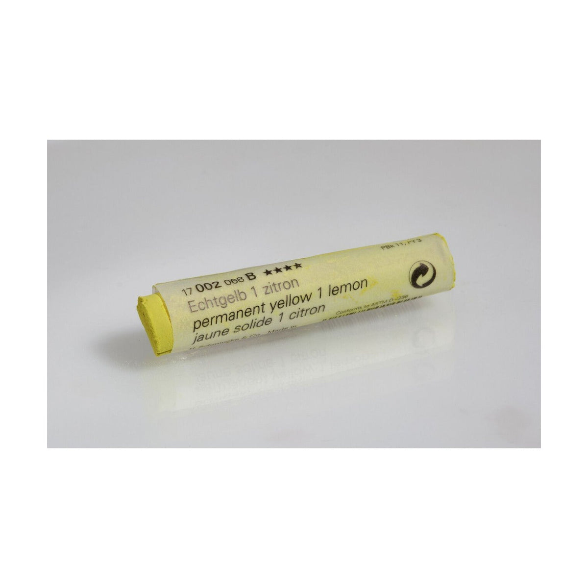 Suhi pastel Schmincke FINEST EXTRA-SOFT – Serija 1 – 002 B permanent yellow 1 lemon