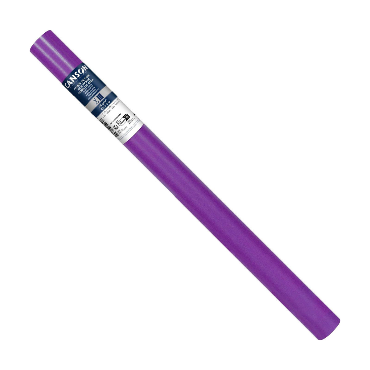 Svileni papir CANSON u rolni - 50 x 500 cm, 20 g – Lila