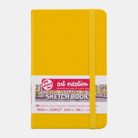 Blok za skiciranje Talens Art Creation Golden Yellow 9 x 14 cm, 140 g, 80 listova - tvrdi povez