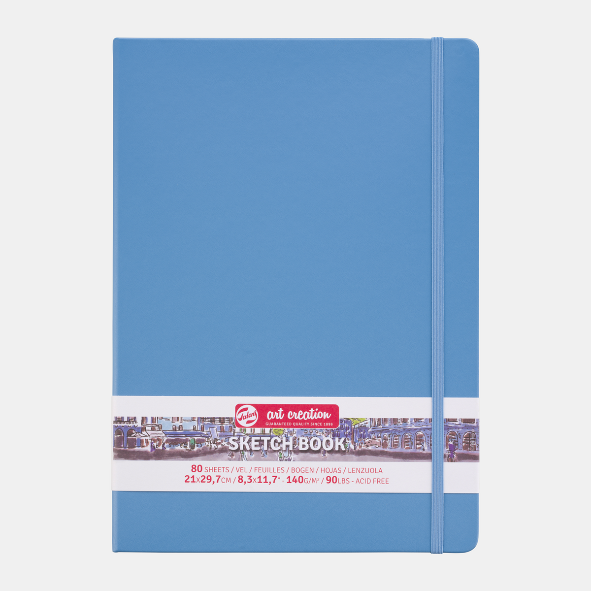 Blok za skiciranje Talens Art Creation Light Blue 21 x 30 cm, 140 g, 80 listova