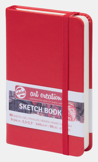 ROYAL TALENS blok za skiciranje Talens Art Creation Red 9 x 14 cm 140 g 80L tvrdi povez