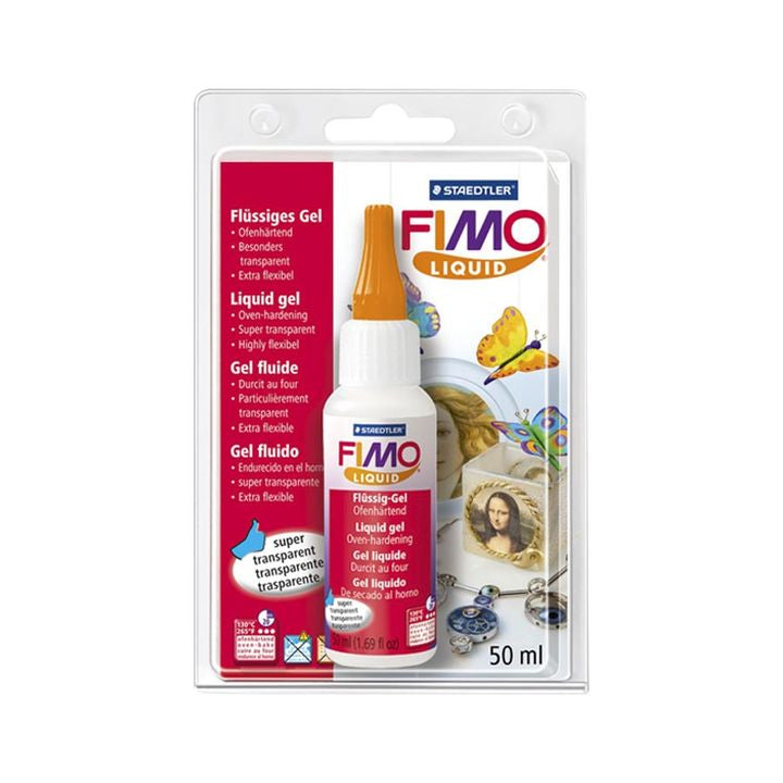 Bočica FIMO tečnog gela od 50 ml za kreativno oblikovanje i dekoraciju.