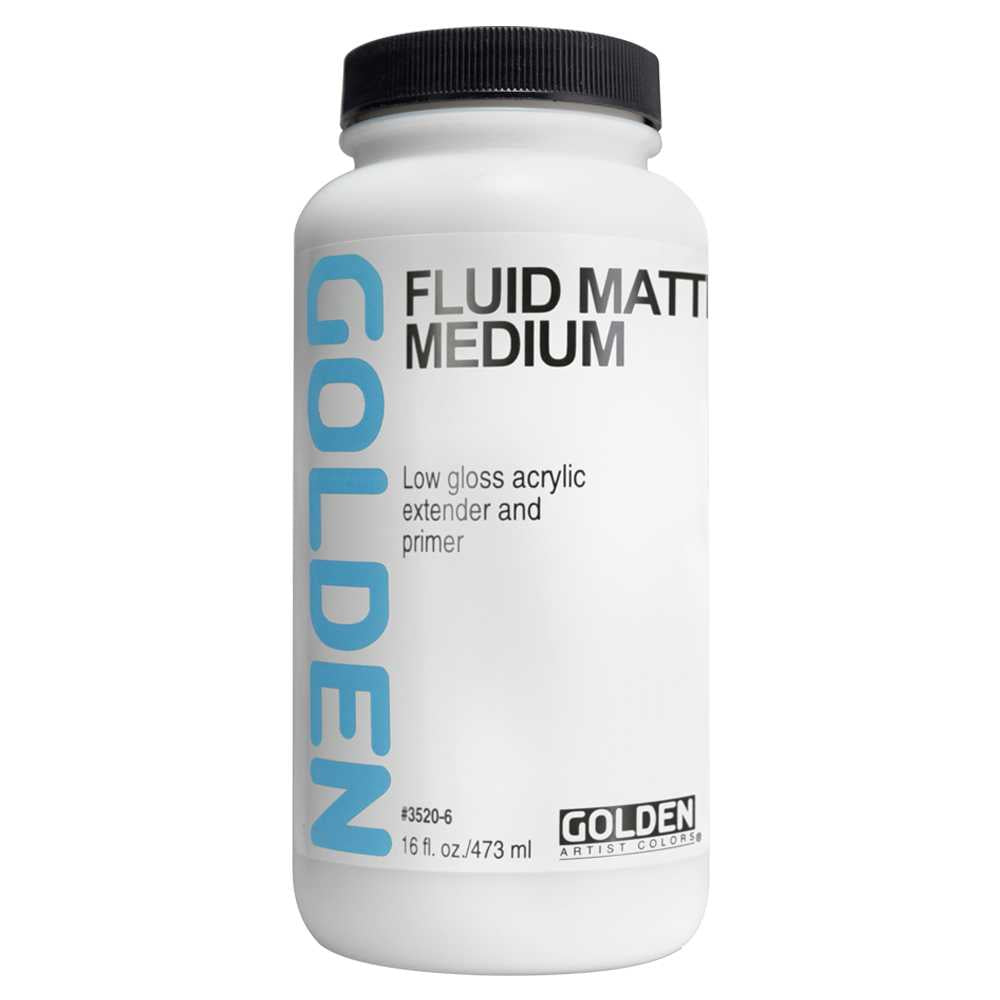 Tečni mat akrilni medij GOLDEN Fluid Matte Medium