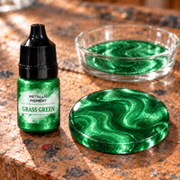Tečni metalik pigment za smolu 5 ml – travnato zelena