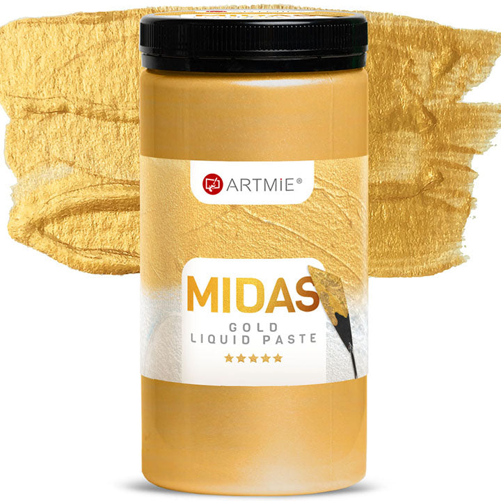 Tekuća metalik pasta ARTMIE MIDAS gold — boca 750 ml