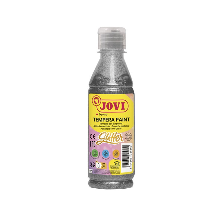 Tekuća svjetlucava tempera boja JOVI 250 ml – Srebro