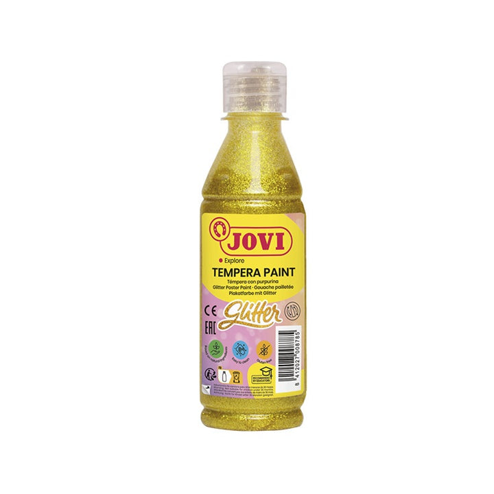 Tekuća svjetlucava tempera boja JOVI 250 ml – Žuta boja