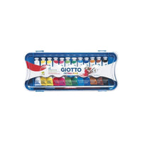 Temperne boje GIOTTO Extra Fine u tubama s kistom – 12 kom