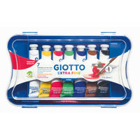 Temperne boje GIOTTO Extra Fine u tubama s kistom – 7 kom