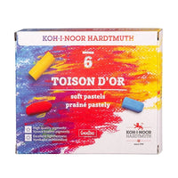 Pakovanje od 6 Toison d’Or suhih pastela u različitim bojama za umjetničko crtanje.