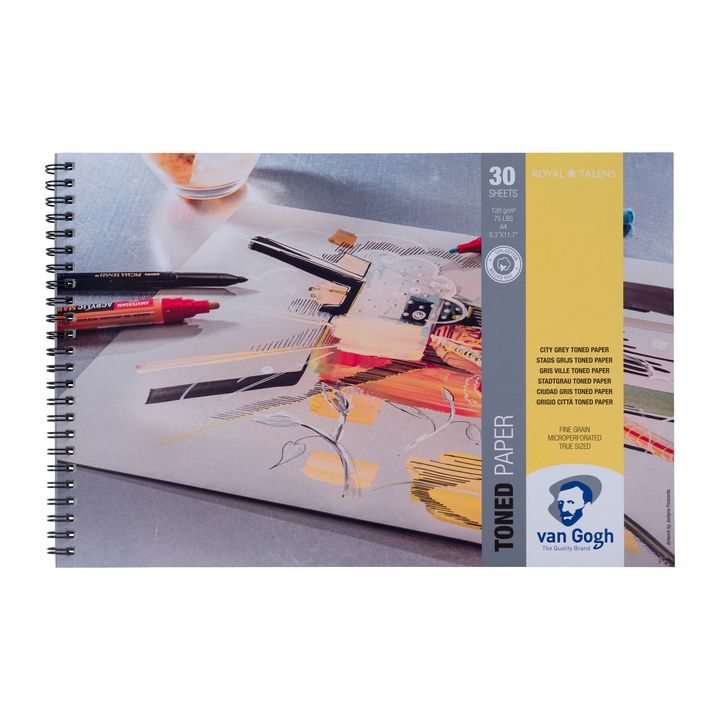 Toniran papir Van Gogh City Grey - izaberite — slika 1