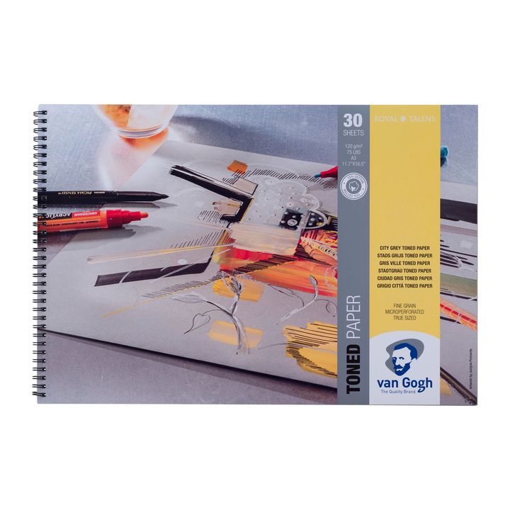 Toniran papir Van Gogh City Grey - izaberite — slika 2