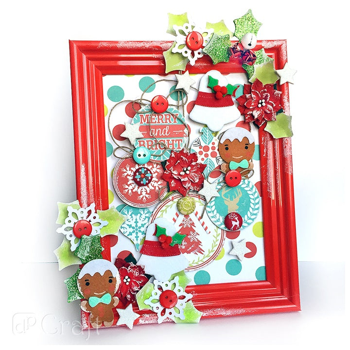 Ukrasna bušilica 3.7 cm | motiv Snježna pahuljica — slika 3