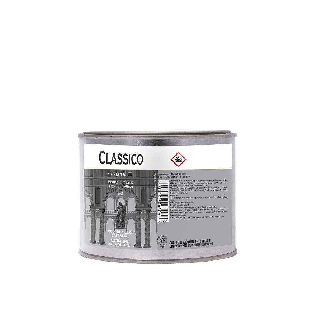 Uljana boja Maimeri Classico - 500 ml | izaberite nijansu – Bjelokosno crna
