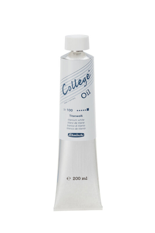 Uljana boja Schmincke College Oil 200 ml – 100 Titanijum bijela