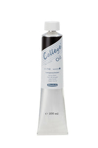 Uljana boja Schmincke College Oil 200 ml – 710 Karbon crna