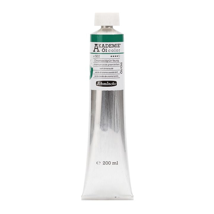 Uljane boje Schmincke AKADEMIE 200 ml - 502 hrom oksid briljantno zelena