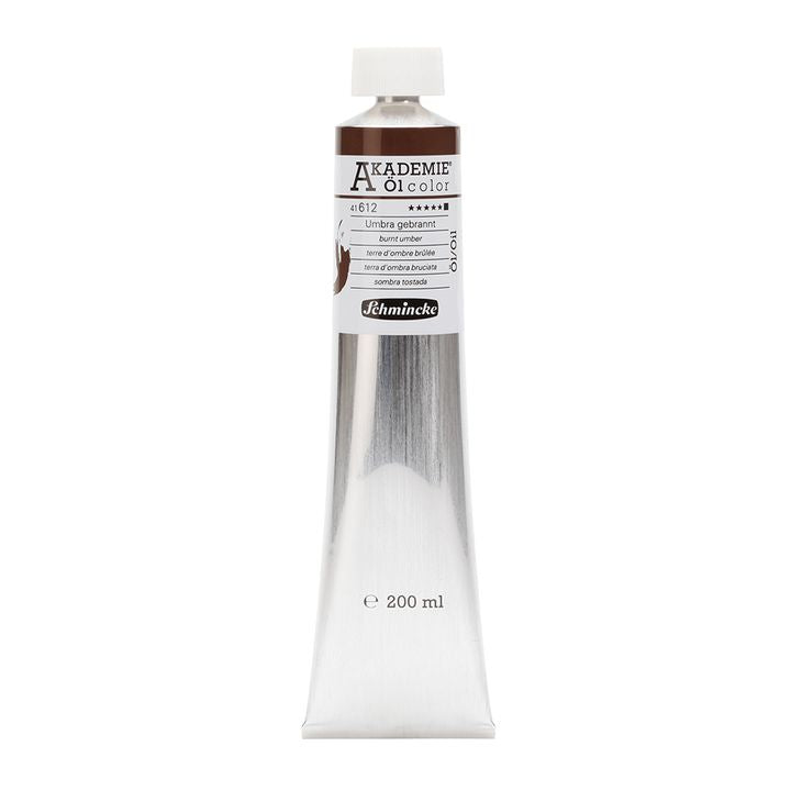 Uljane boje Schmincke AKADEMIE 200 ml - 612 pečena umbra