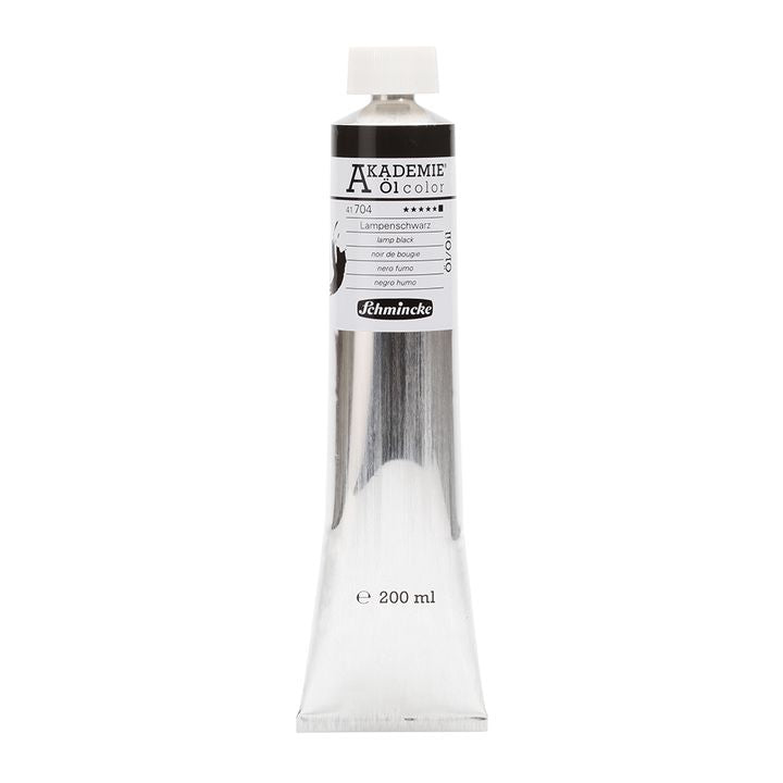 Uljane boje Schmincke AKADEMIE 200 ml - 704 čađ crna