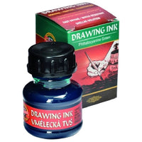 Umjetnički tuš KOH-I-NOOR, 20 g – 2500 Phthalocyanine zelena