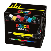 Posca PCM-22 8C MOP´R set markera, 3 – 19 mm, mix boja (8 kom)